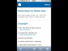 Nokia Mapy pro iPhone a Android