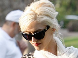 Pro zpvaku Gwen Stefani je typick platinov blond. Vyesan vlasy se spadlou