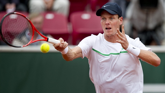 Tomá Berdych na turnaji ve védském Bastadu