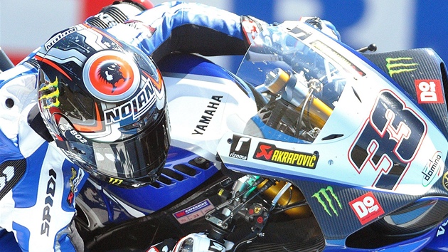 Marco Melandri na Masarykově okruhu v Brně Marco Melandri na Masarykově okruhu v Brně