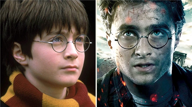 Herec Daniel Radcliffe s Harrym Potterem vyrostl.
