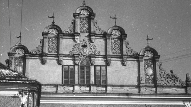 Zámek v Blansku v padesátých letech minulého století
