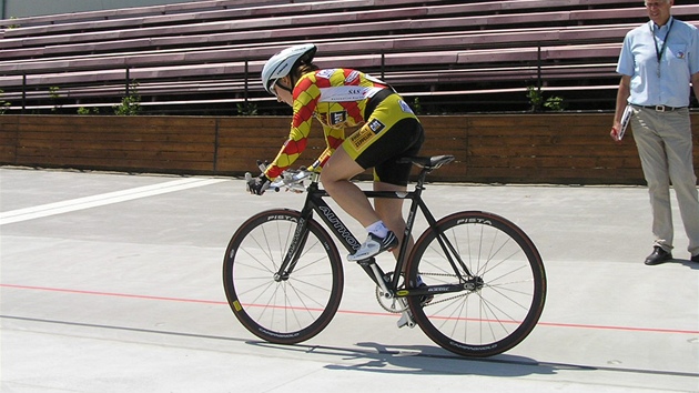 Cyklistka Kateřina Růžičková Cyklistka Kateřina Růžičková