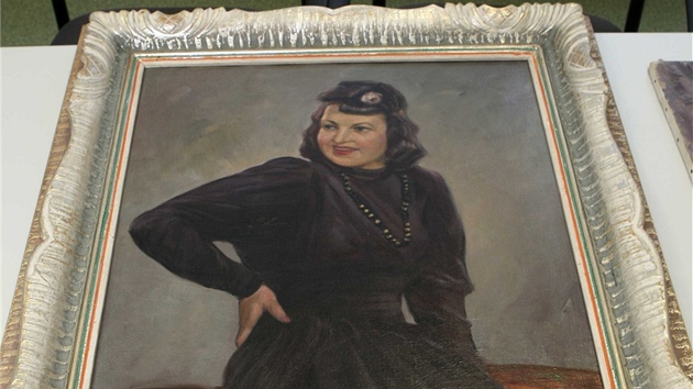 Obraz, který ukradla trojice zlodj z rodinného domu na Prostjovsku.