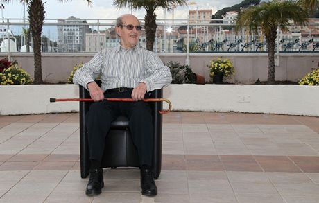 Manoel de Oliveira na festivalu v Cannes v roce 2010