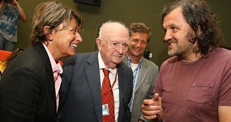 Reisér Otakar Vávra a bosenský filma Emir Kusturica, který byl jedním z mnoha...