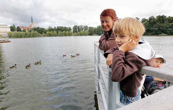 U Jordánu tráví volný as ada obyvatel Tábora mezi nimi i Marie ebková s