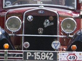Veteránské rally se z´astnila také koda 430. Výroba zaala v roce 1929.