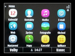 Recenze Nokia E6 displej