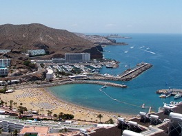 Vhled na pobe ostrova Gran Canaria