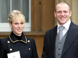 Zara Phillipsov a jej snoubenec Mike Tindall