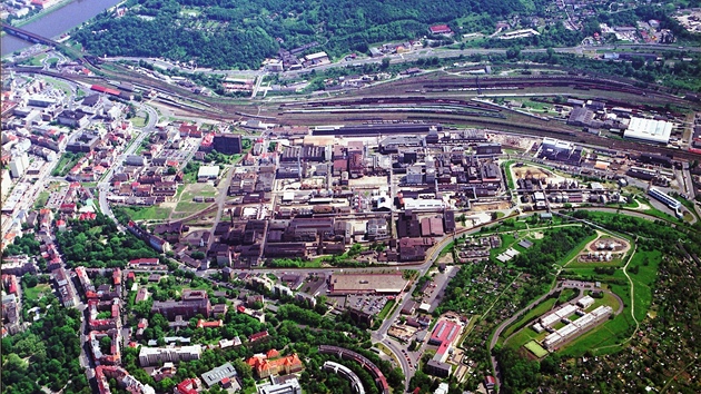 Ústecká Spolchemie se nachází hned vedle centra města Ústecká Spolchemie se nachází hned vedle centra města