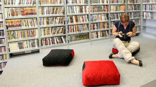 V nov oteveném M-centru v havlíkobrodské knihovn mohou návtvníci