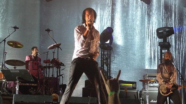 Nick Cave s partou Grinderman na Colours of Ostrava 2011