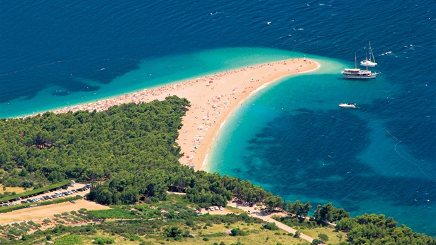 Zlatni rat, ostrov Bra, Chorvatsko