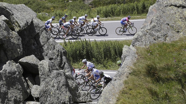 KRÁL DNE. Andy Schleck ovládl osmnáctou etapu Tour de France. Má tak slunou nadji na celkový triumf.