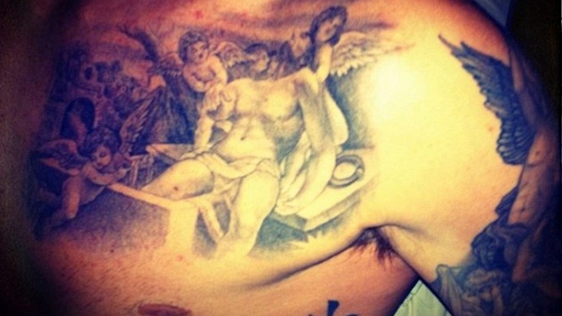 David Beckham ukázal tetování