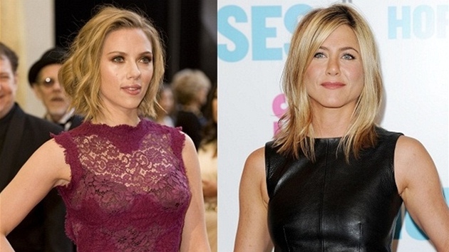 Scarlett Johanssonová a Jennifer Anistonová Scarlett Johanssonová a Jennifer Anistonová