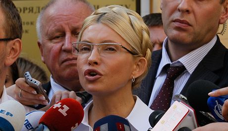 Nkdejí premiérka Ukrajiny Julija Tymoenková (8. srpna 2011)