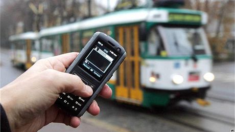 Koupit si lístek na tramvaj prostednictvím telefonu v Brn stále nepjde (ilustraní foto).