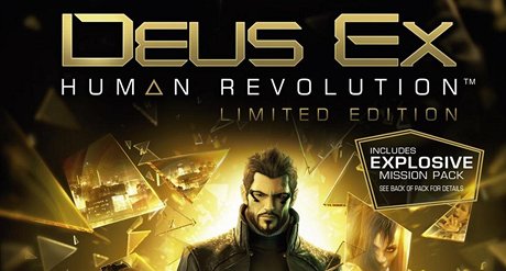 Deus Ex: Human Revolution - obal standardn verze hry