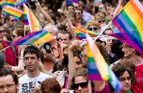 Loský pochod homosexuál v Bratislav