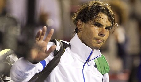 Rafael Nadal se louí s turnajem v Montrealu