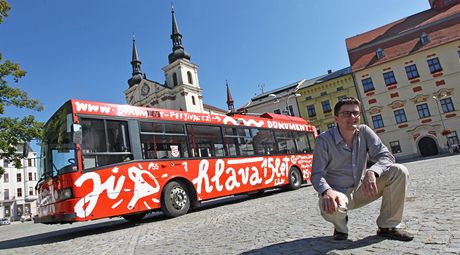 editel festivalu Marek Hovorka ve tvrtek 18. srpna pedstavil trolejbus s