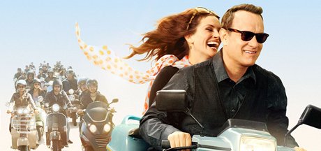 Tom Hanks a Julia Robertsová na plakátu k filmu Larry Crowne