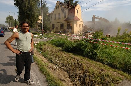 Po demolici karvinského ghetta Vagónka (na snímku) pijde na adu bourání zniených dom v Karviné-Novém Mst. (Ilustraní snímek)