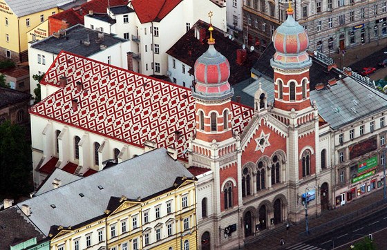 Velká synagoga v Plzni elí útokm vandal.