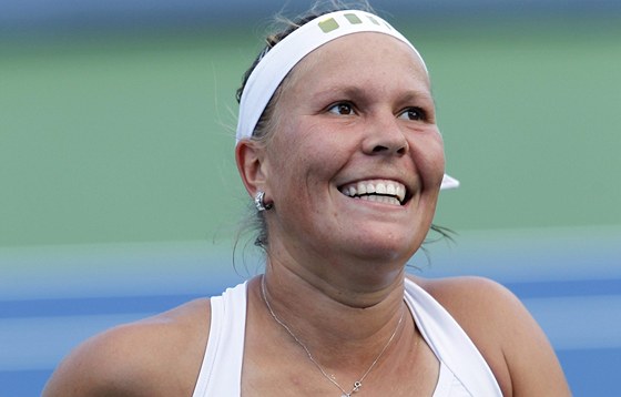 eská tenistka Lucie Hradecká postoupila s herním partnerem Frantikem ermákem na US Open do semifinále mixu. Ilustraní foto