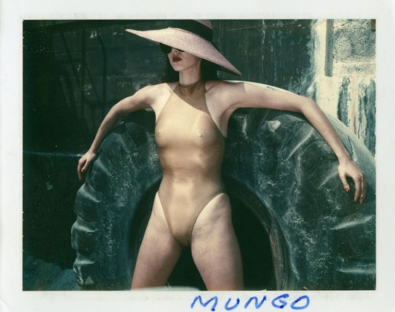 Helmut Newton: Paris Match, Monte Carlo 1985; Polaroid 