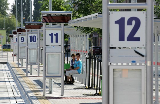 V Sokolov bylo otevené nové autobusové nádraí, na tom starém chce msto zbudovat odstavné parkovit.