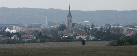 Mohelnice (na snímku pohled od západu) má necelých deset tisíc obyvatel, prmyslov vak zaíná patit mezi nejdleitjí msta Olomouckého kraje, a to díky továrnám Siemensu a Helly.