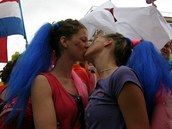 Pochod menin v rmci festivalu Prague Pride 