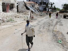 Ulice v somlskm hlavnm mst Mogadio pot, co ho opustili radiklov z