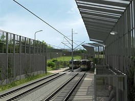 Takto by v budoucnu mla vypadat tramvajov tra na libereck sdlit Rochlice.