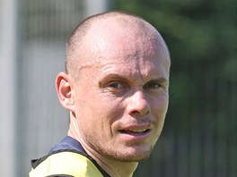Vclav Kolouek na trninku brnnskch fotbalist.