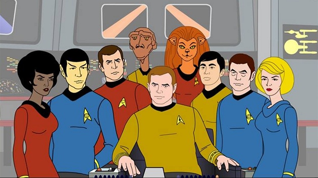 Zábr z první série kultovního seriálu Star Trek