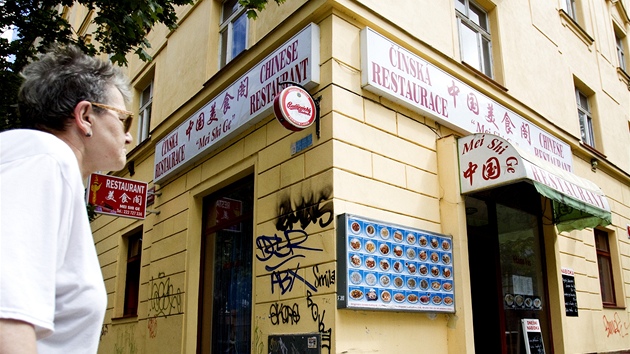 ínská restaurace Mei Shi Ge ve Slavíkov ulici v Praze.