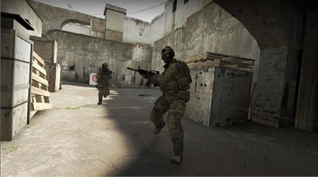 Obrázek z prvního Dustu v Counter-Strike: Global Offensive