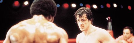 Sylvester Stallone jako boxer Rocky Balboa ve filmu Rocky II z roku 1979
