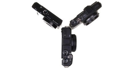 Porovnn rozmru testovanch fotoapartl Nikon P300, Olympus XZ-1 a Samsung