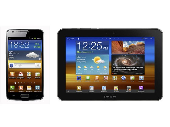 Samsung Galaxy S II LTE a Galaxy Tab 8.9 LTE