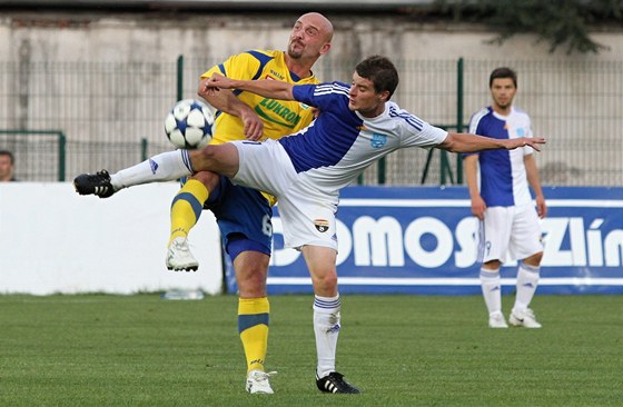 Momentka z duelu Zlín - Znojmo