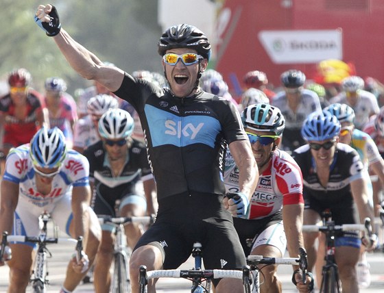 Australský cyklista Christopher Sutton z týmu Sky vyhrál druhou etapu panlské