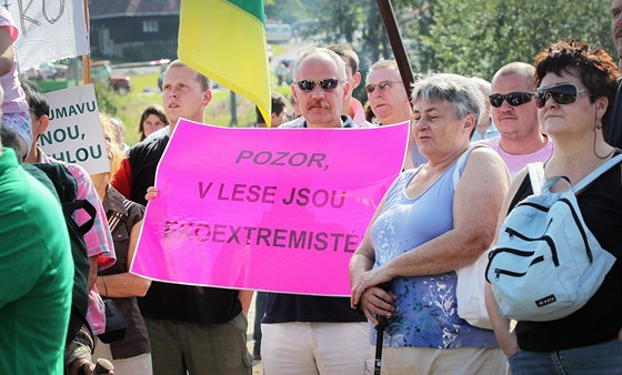 Starosta Modravy Antonín Schubert zorganizoval happening spojený s malým