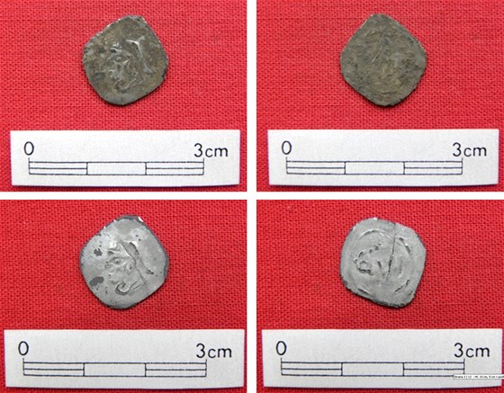 Mince nalezené na hrad v Brandýse nad Orlicí