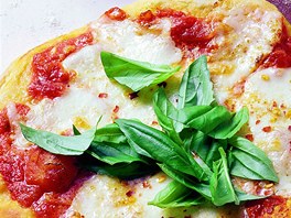 Pizza margherita.